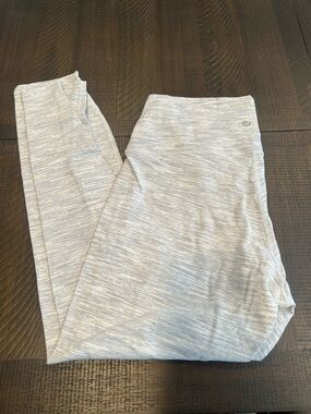 Lululemon gray Wunder under high rise leggings 10 women